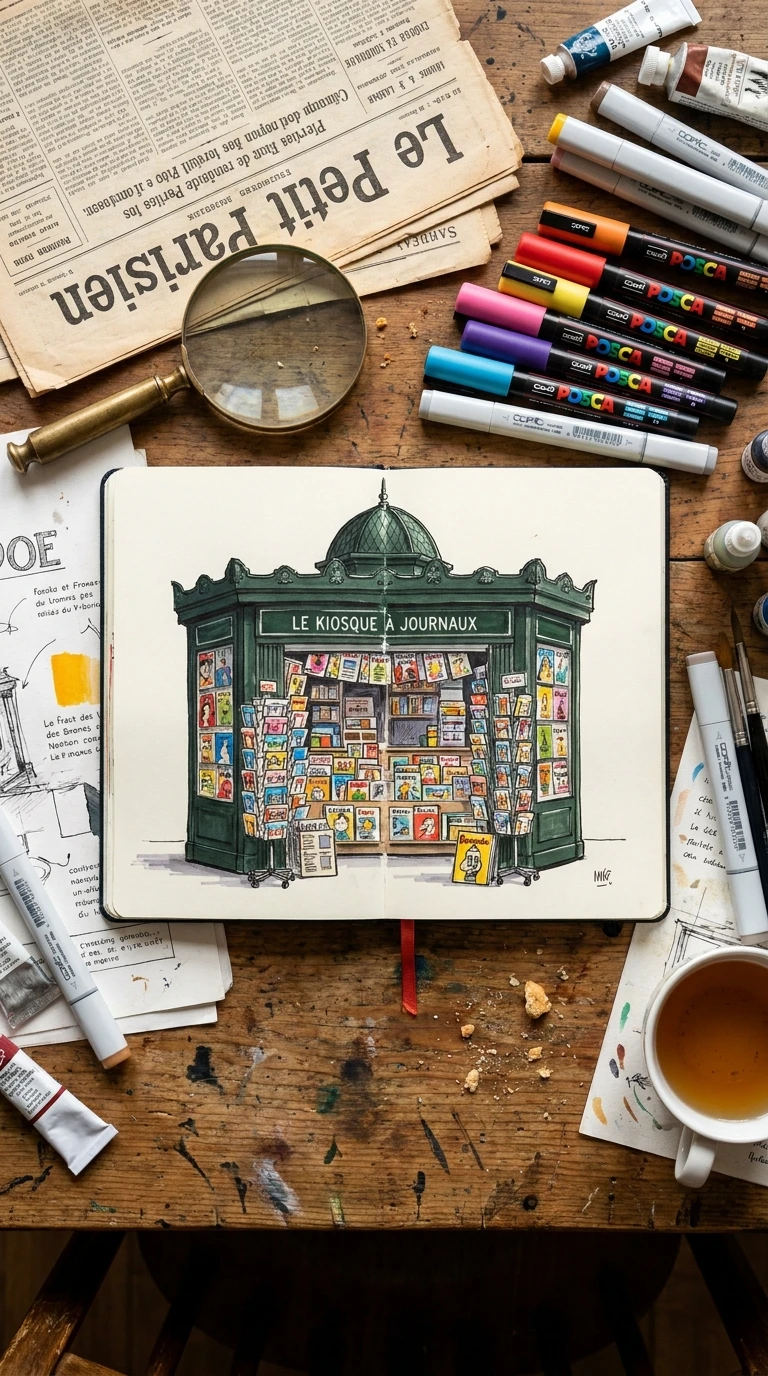 Le kiosque à journaux