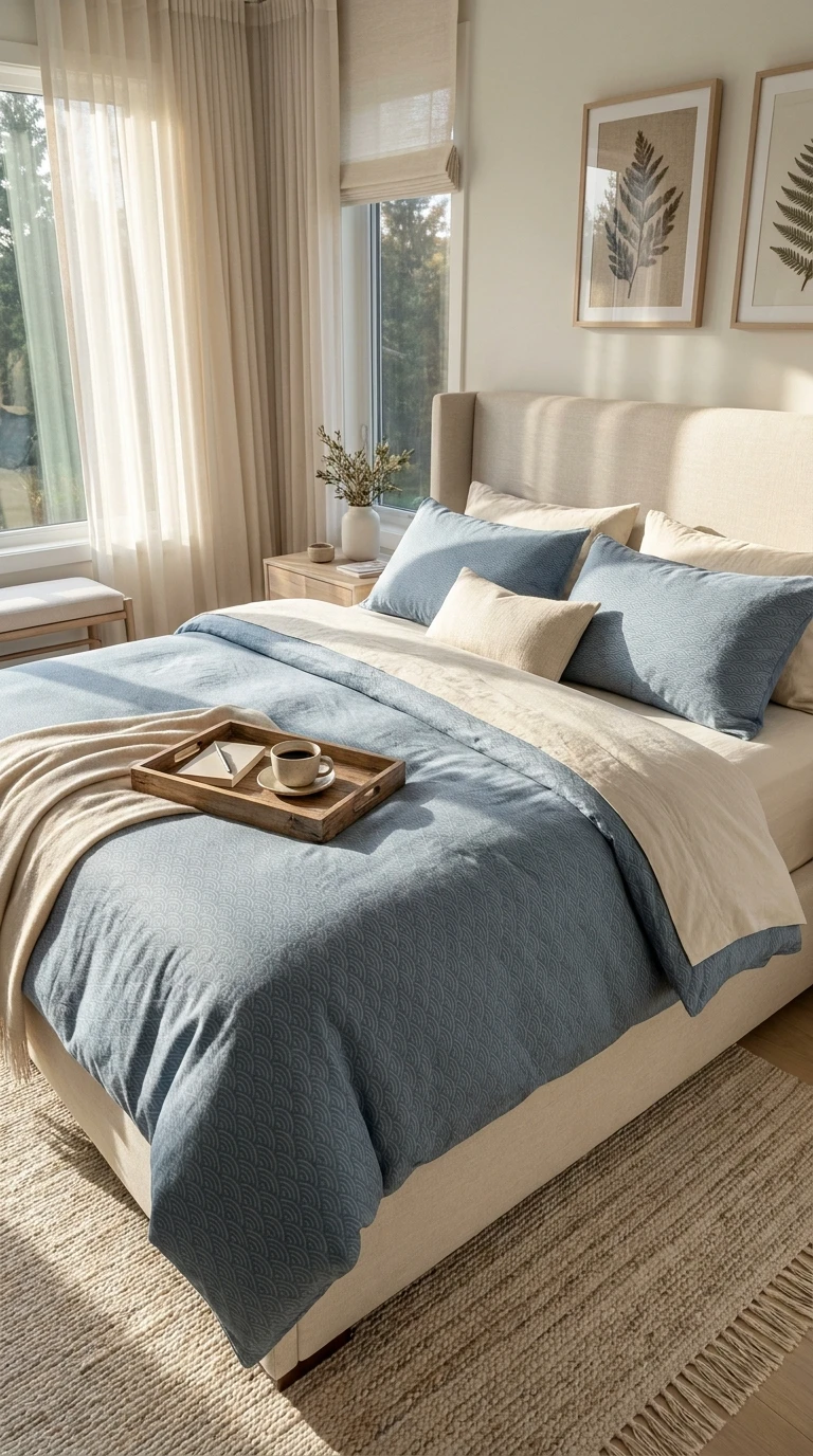 Le linge de lit inspiré d'un motif local