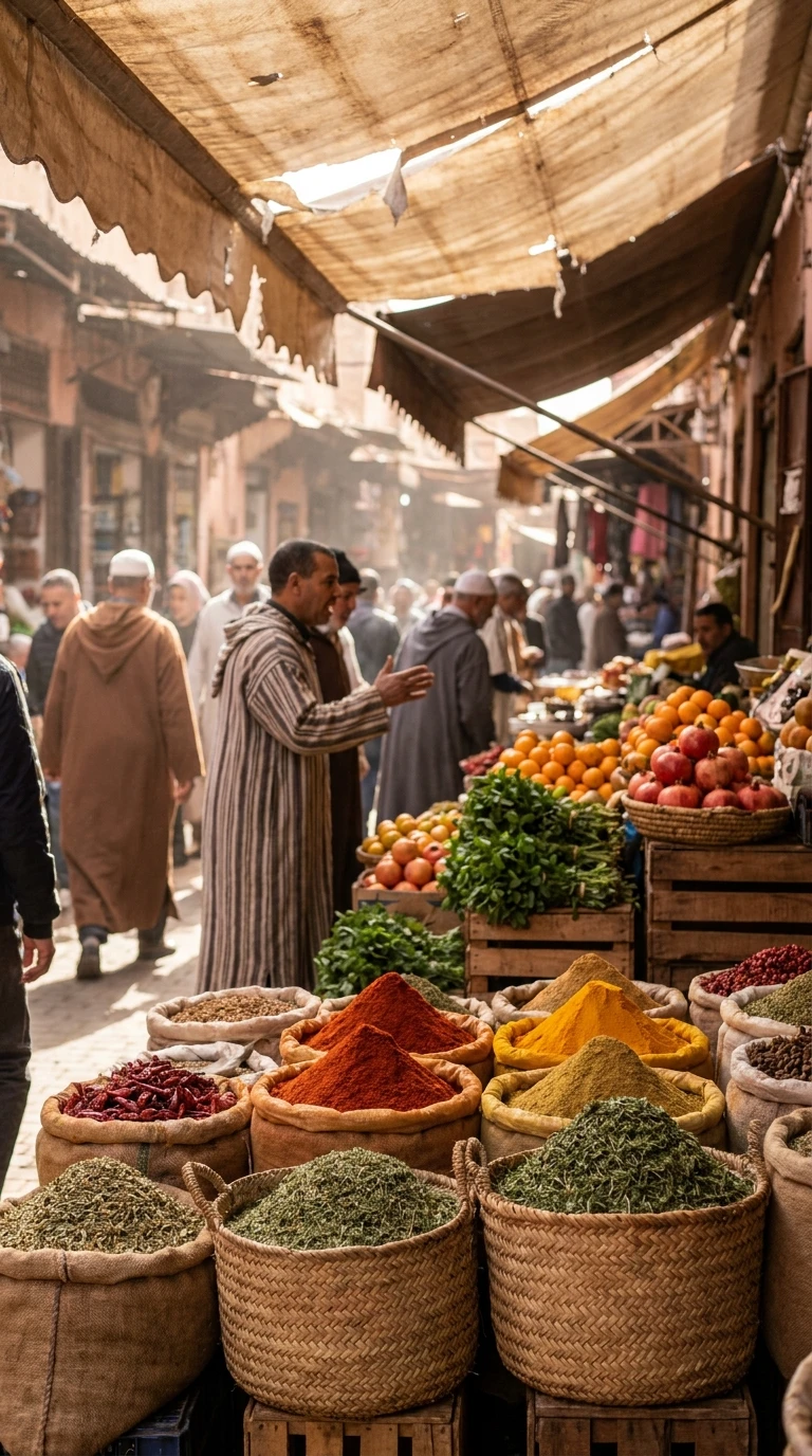 Le marché en pleine effervescence