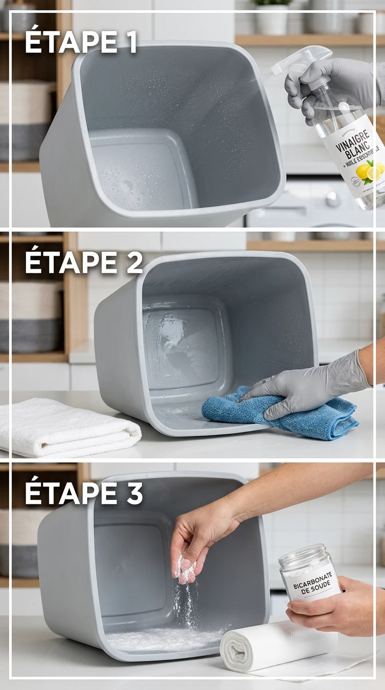 Le nettoyage régulier des bacs eux-mêmes