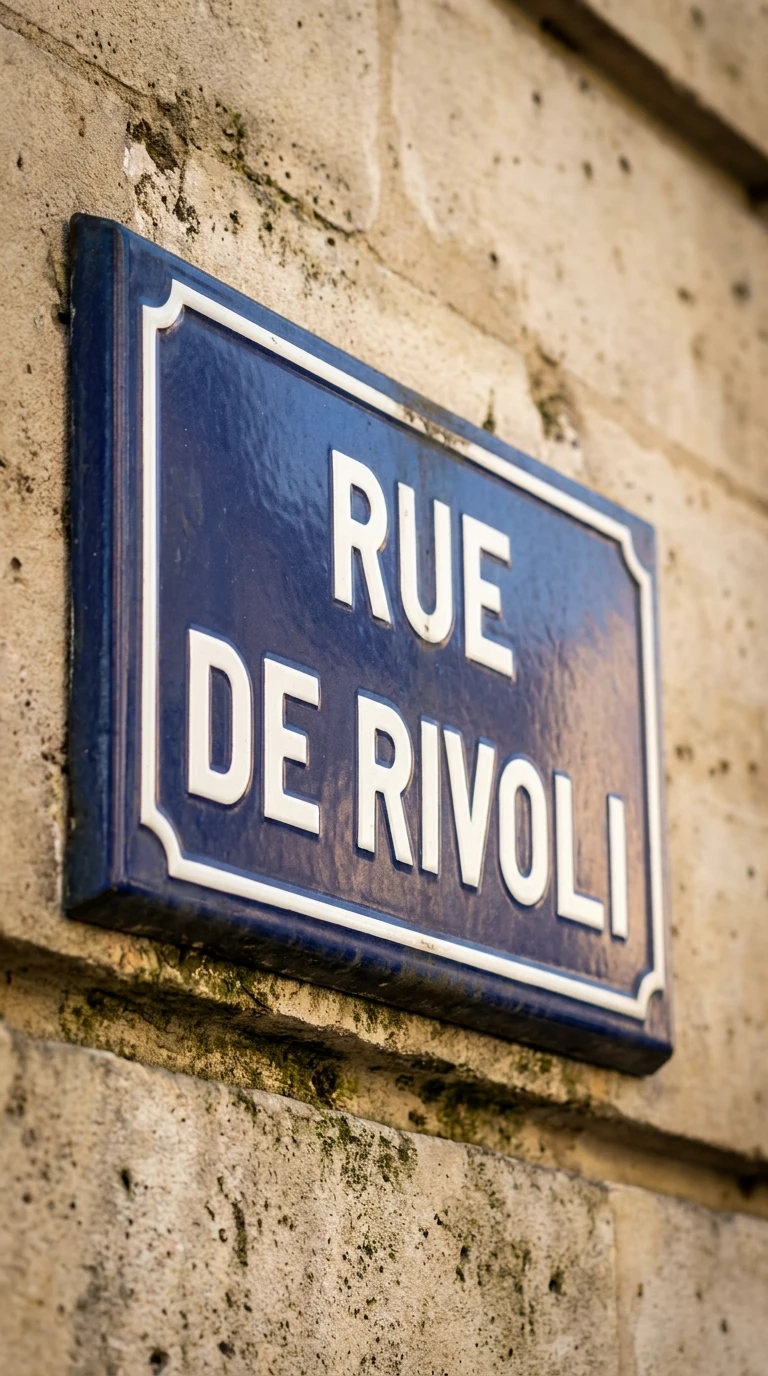 Le panneau de rue rectangulaire
