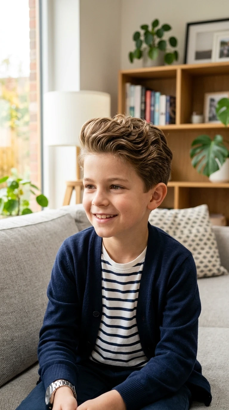 Le pompadour naturel