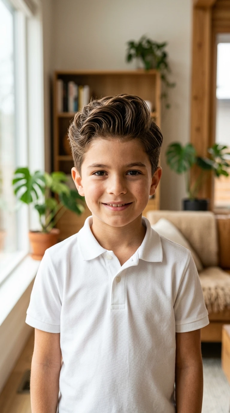 Le pompadour naturel