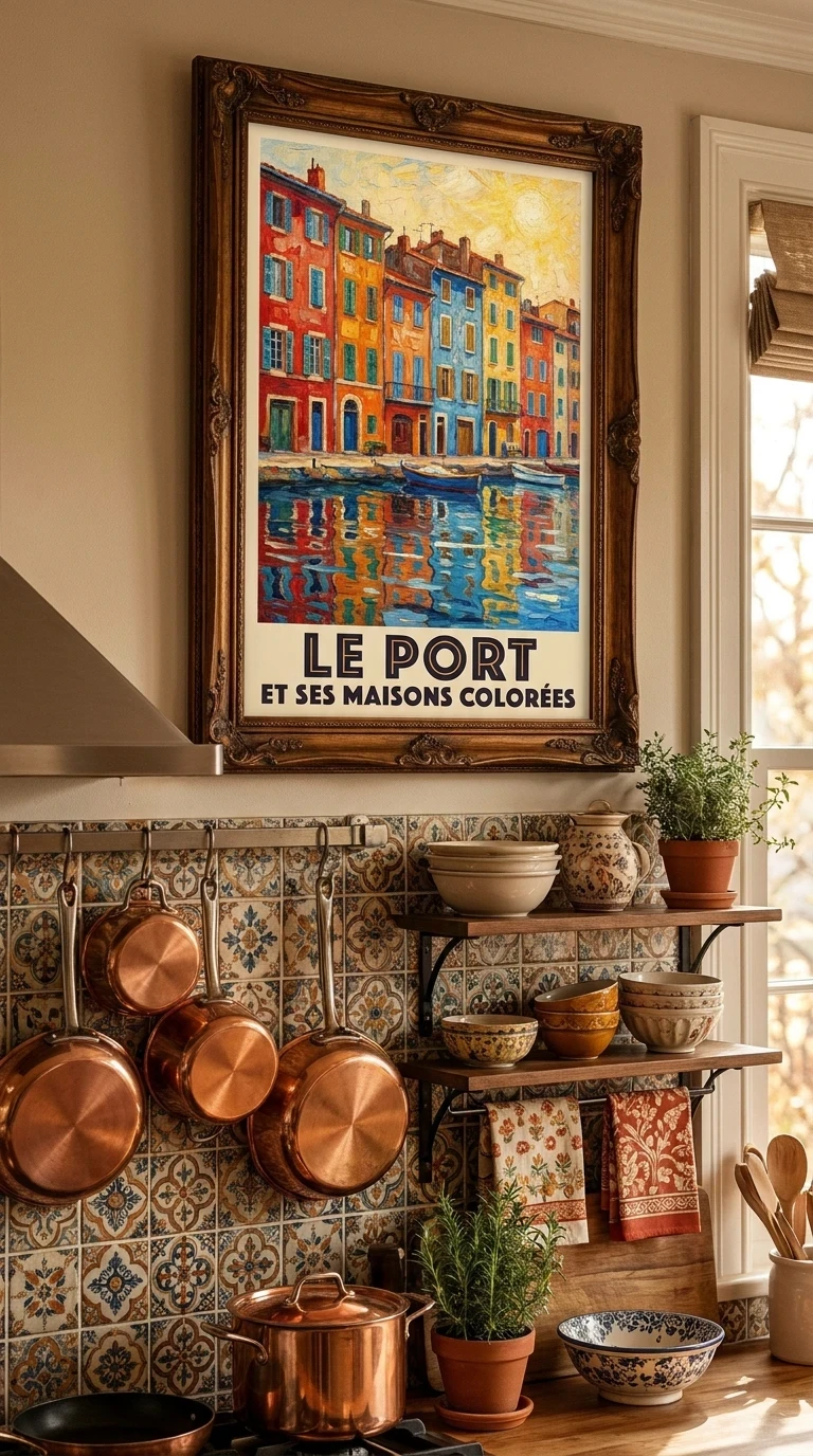 Le port et ses maisons colorées