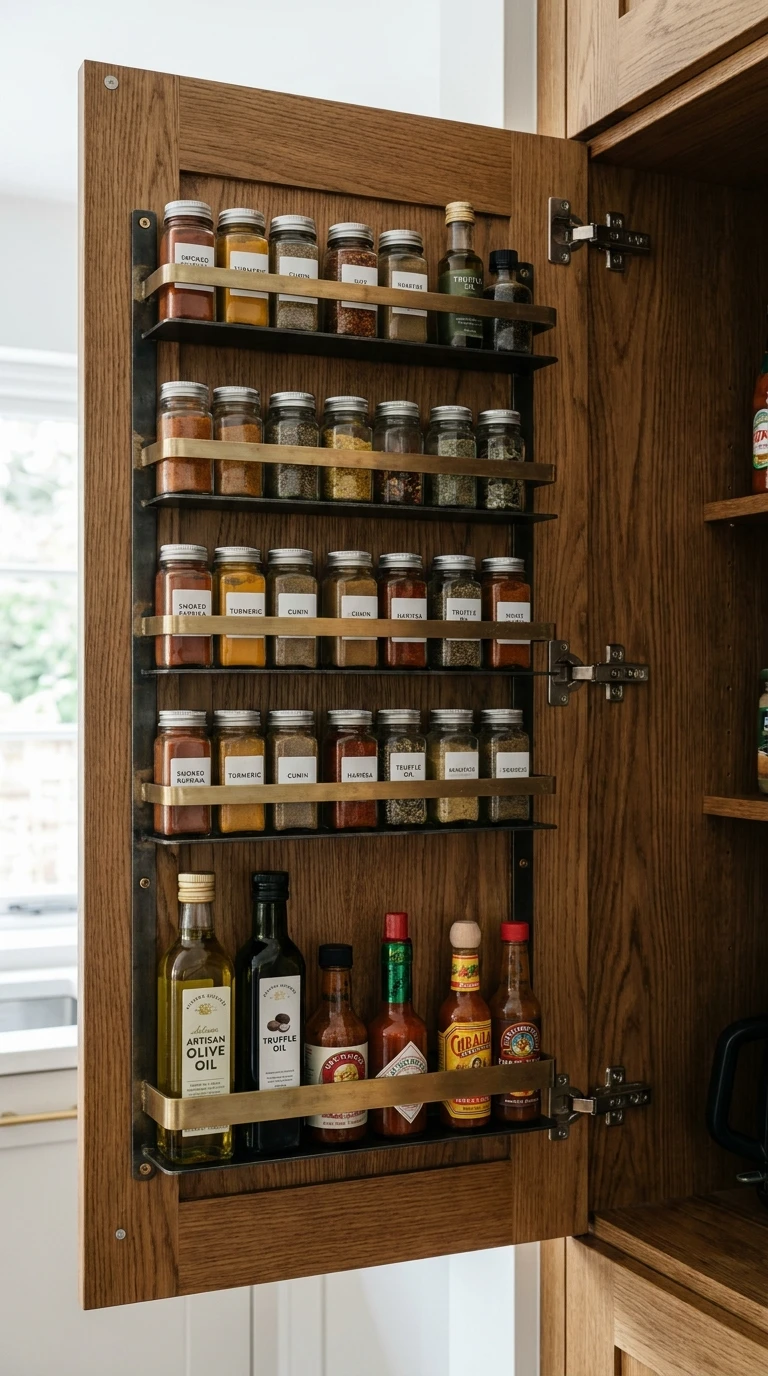 Le rangement de porte pour les petits produits