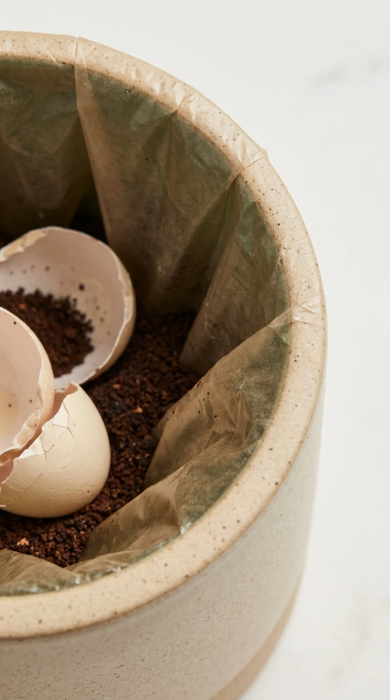 Le sac compostable pour les biodéchets