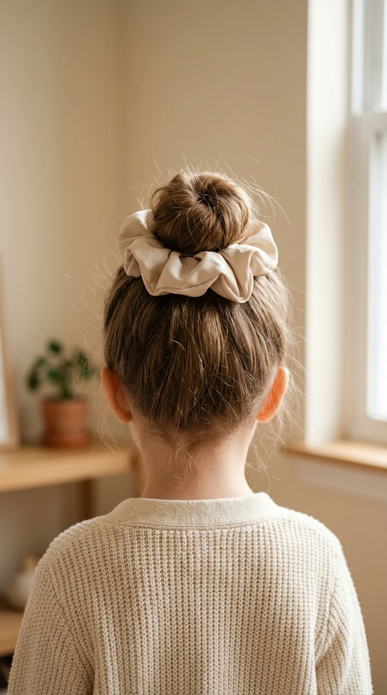 Le scrunchie en chignon souple