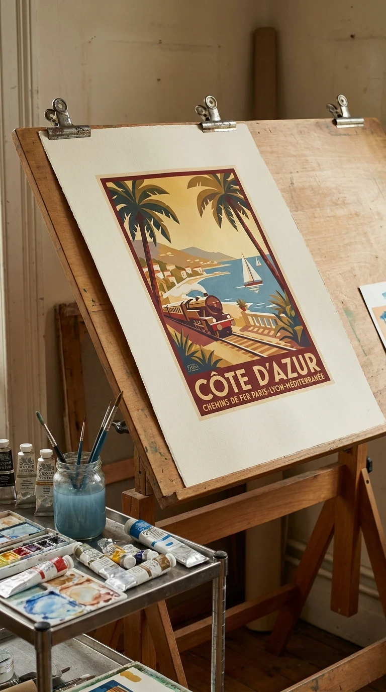 Le style affiche vintage