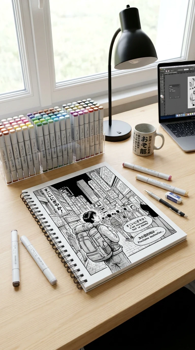 Le style manga et bilingue