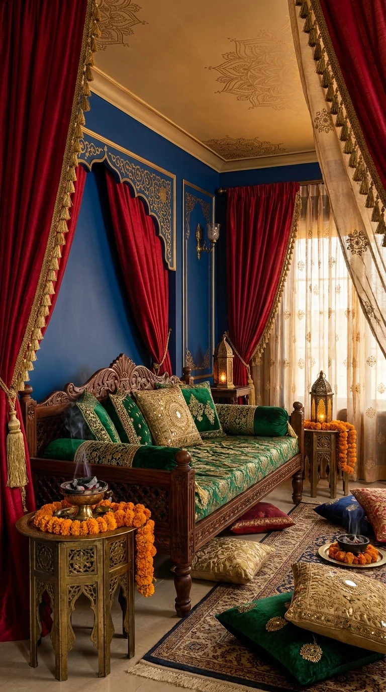 Le thème indien coloré