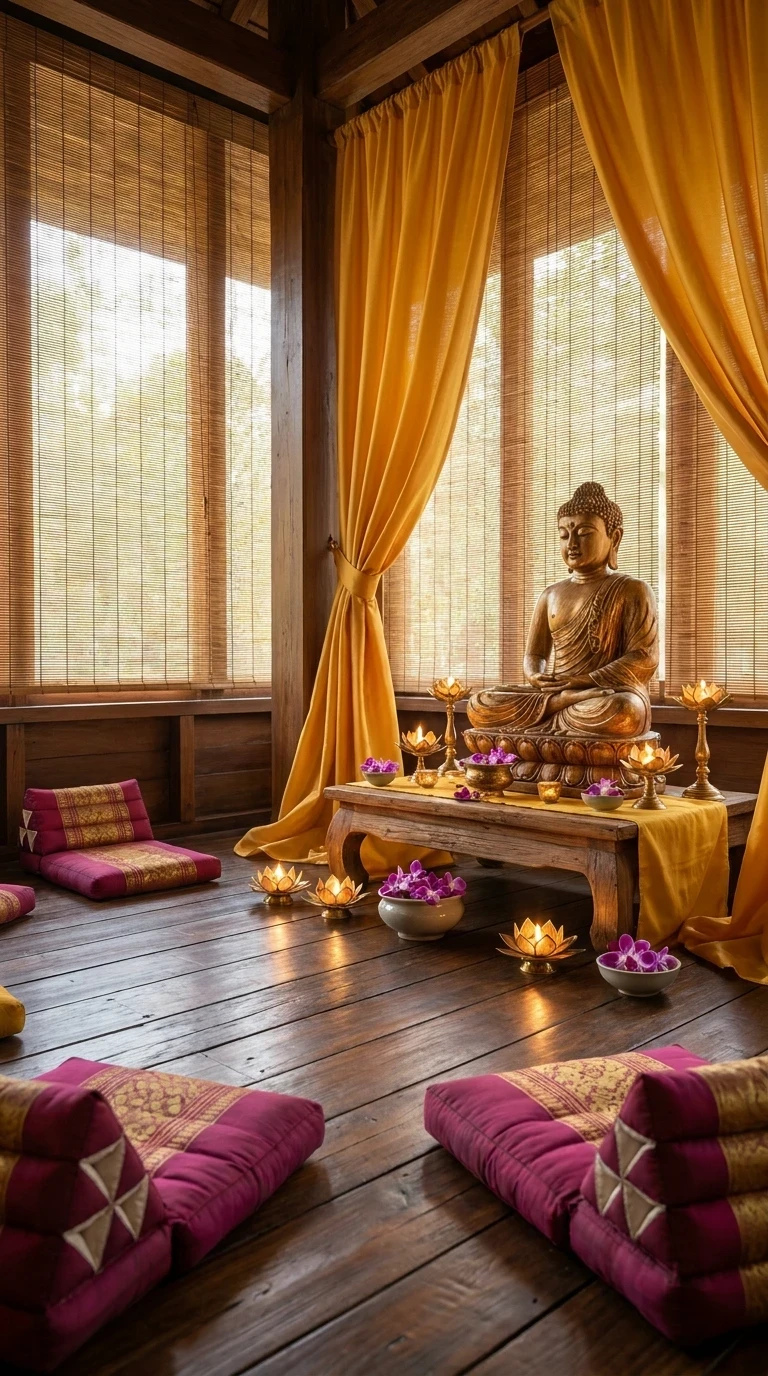 Le thème thaïlandais spirituel