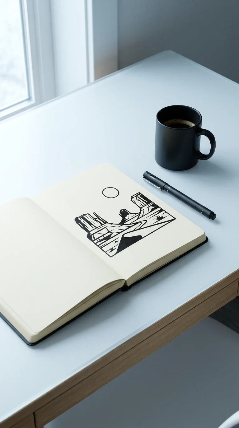 Le trait minimaliste et graphique