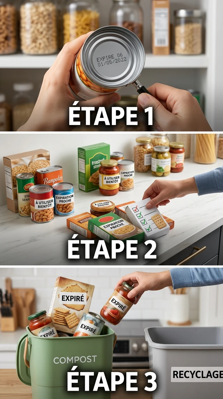 Le tri initial par lecture des dates