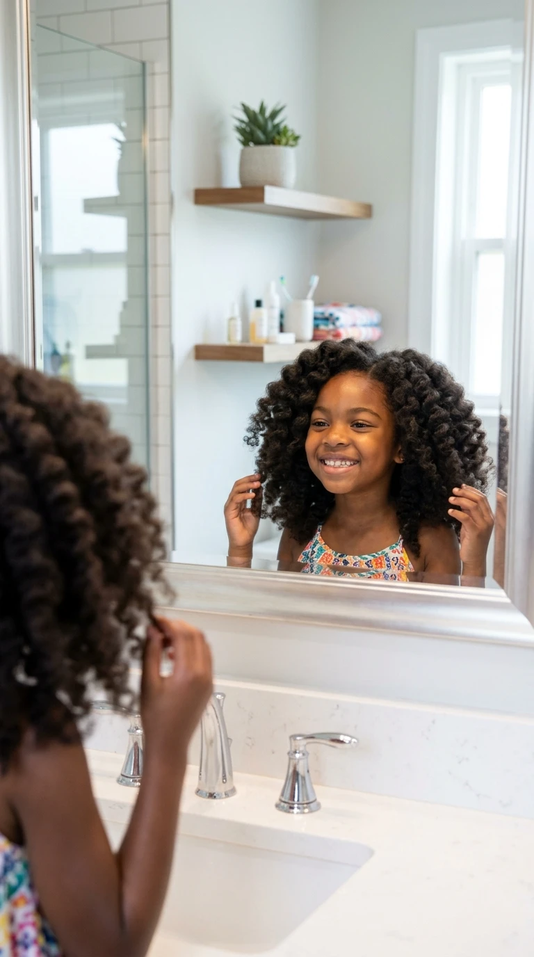 Le twist-out du matin