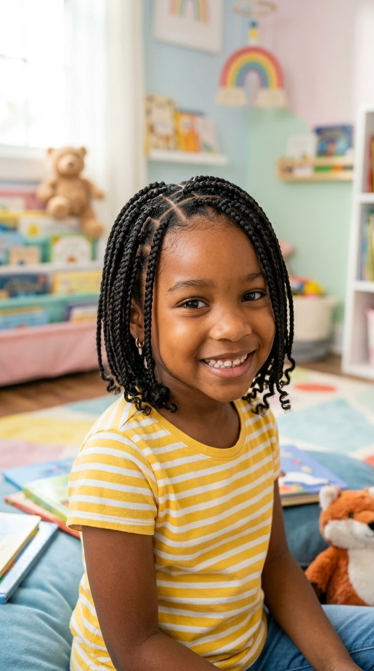 Les box braids courtes