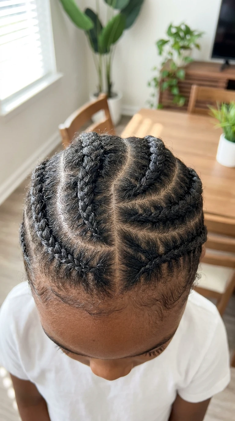 Les cornrows en motifs
