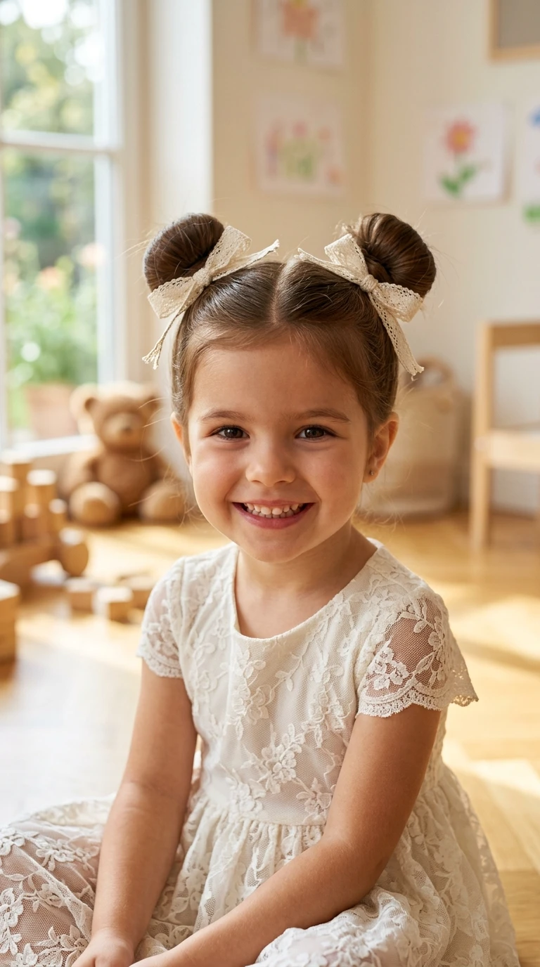 Les deux mini-chignons