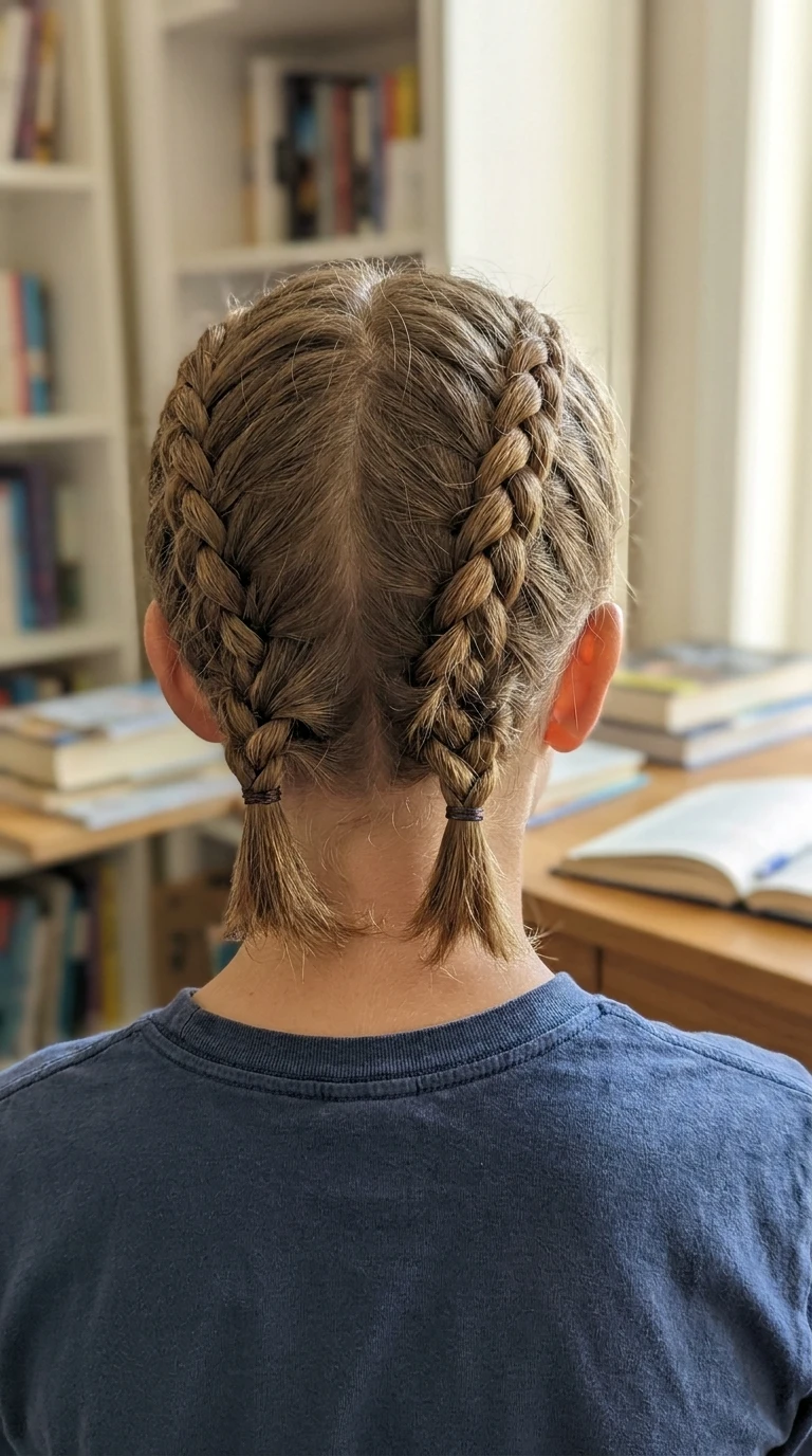 Les deux tresses courtes