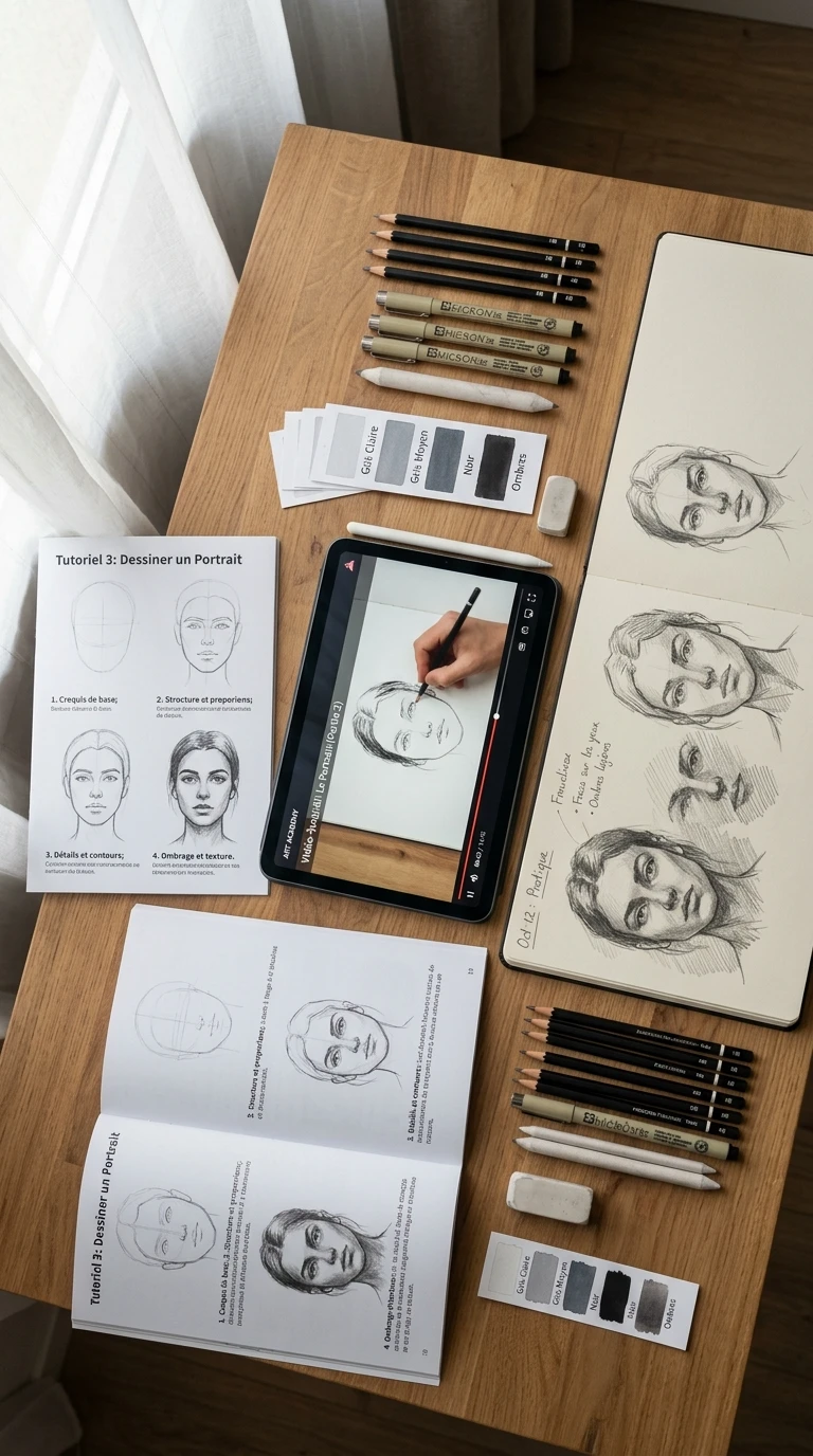 Les différents formats de tutoriel de dessin