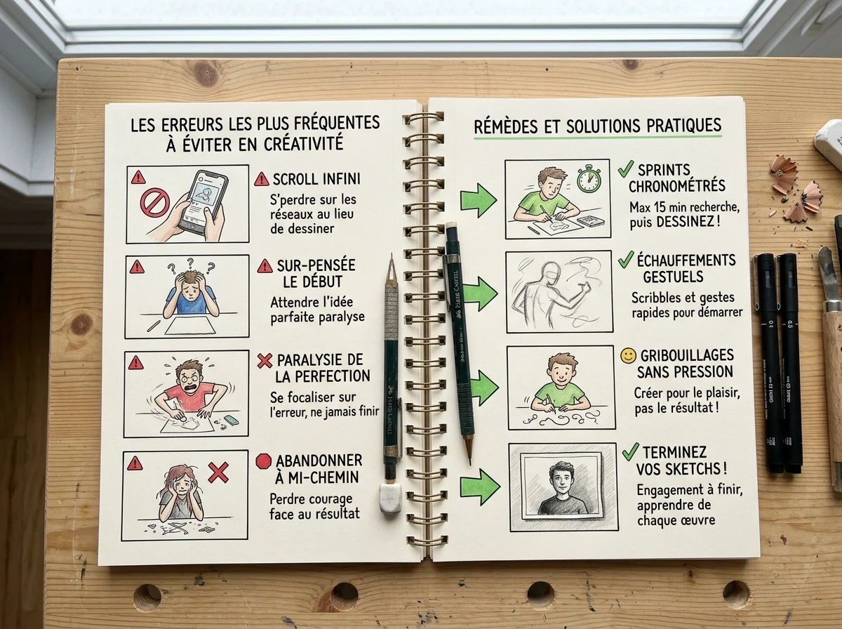 Les erreurs les plus fréquentes à éviter
