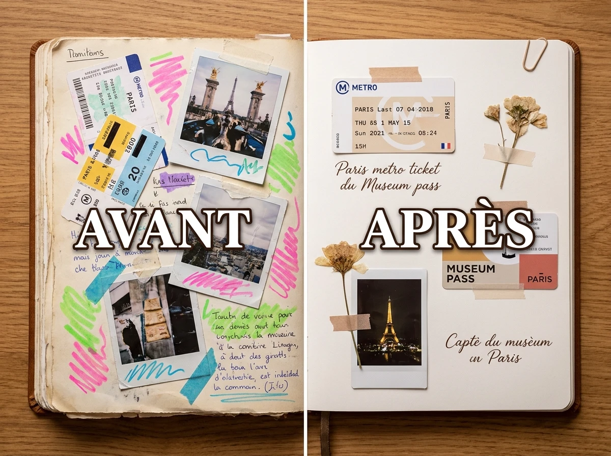 Les erreurs les plus fréquentes dans un carnet aesthetic