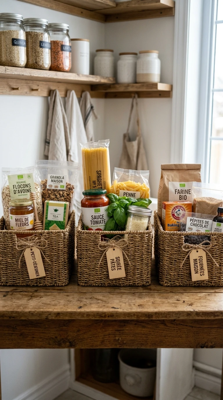 Les paniers groupés par type de repas
