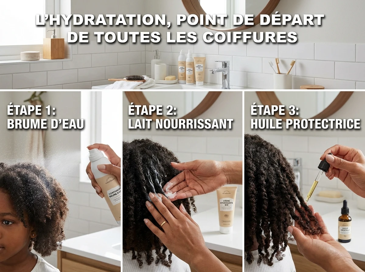 L'hydratation, point de départ de toutes les coiffures