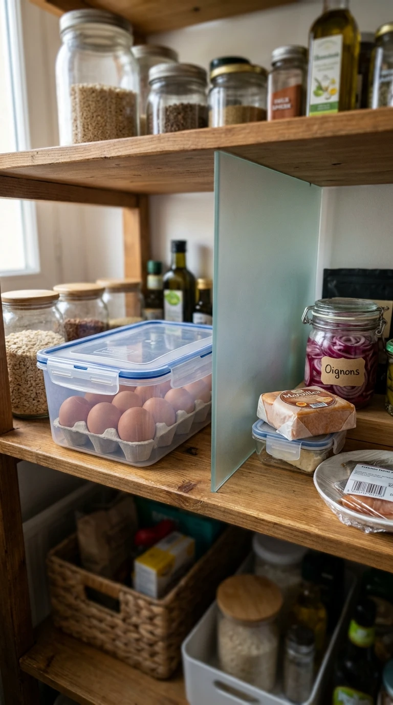 Où placer les œufs à l'intérieur du réfrigérateur