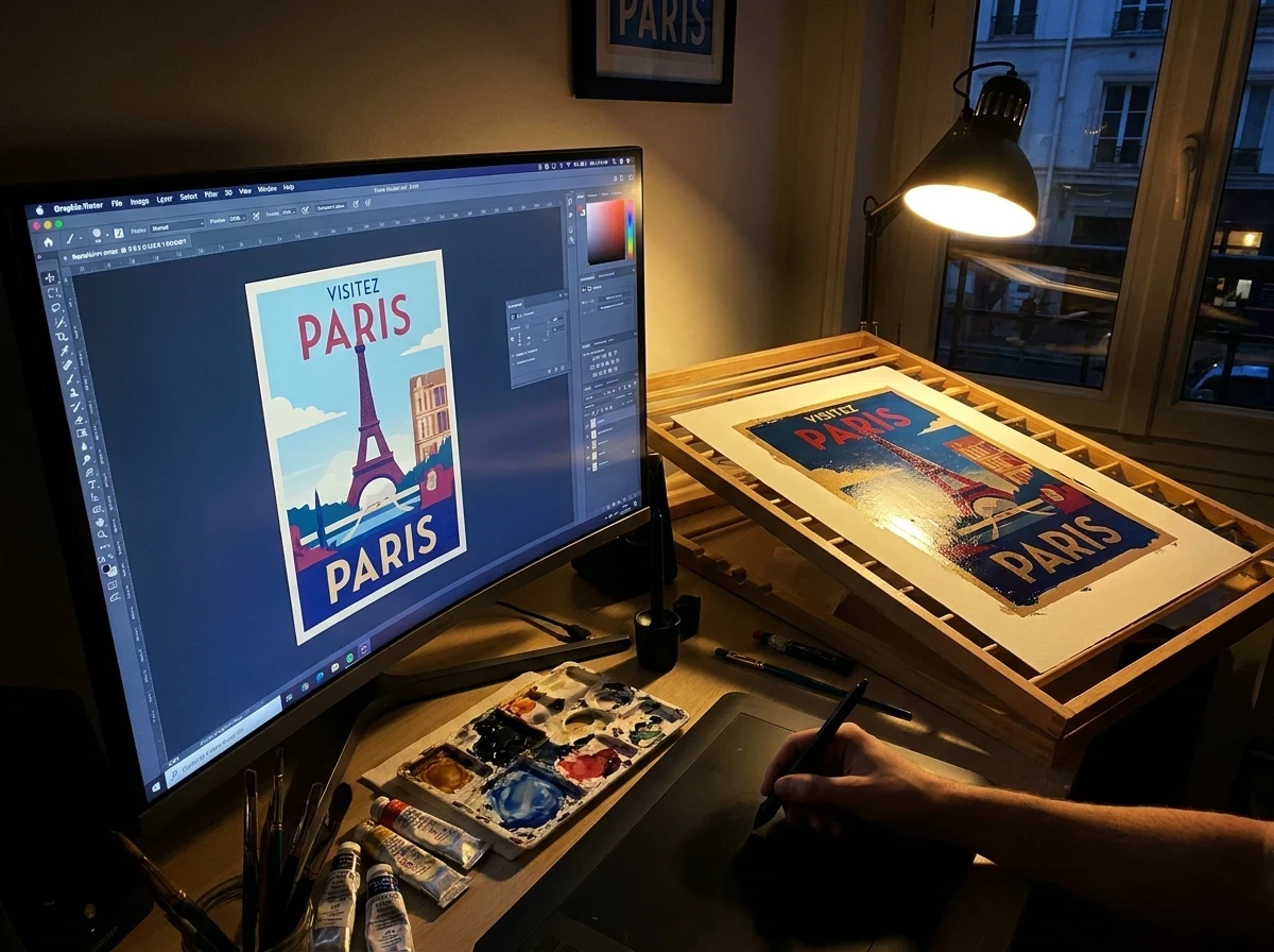 Passer de l'idée à l'affiche réelle