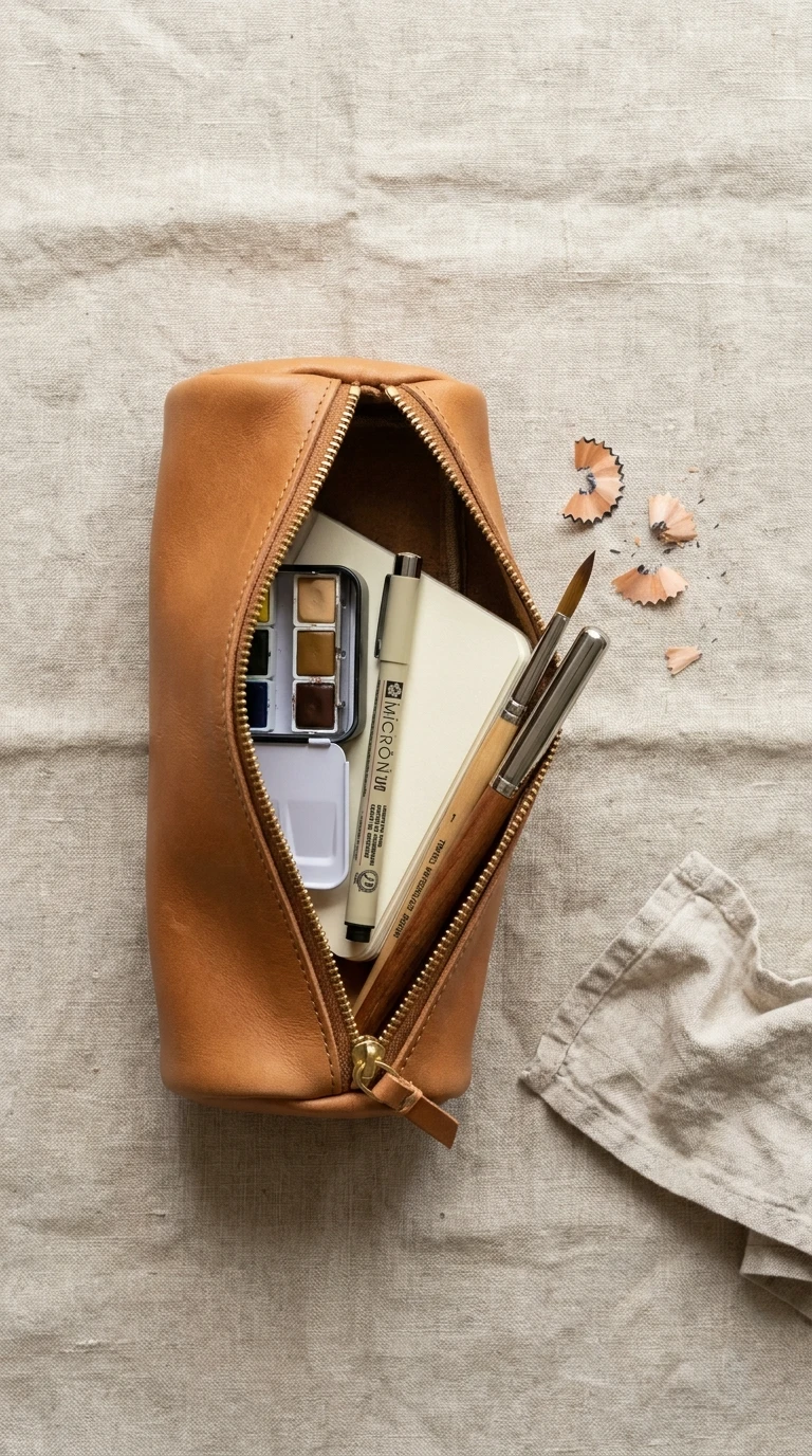 Préparer une trousse minimale de dessin