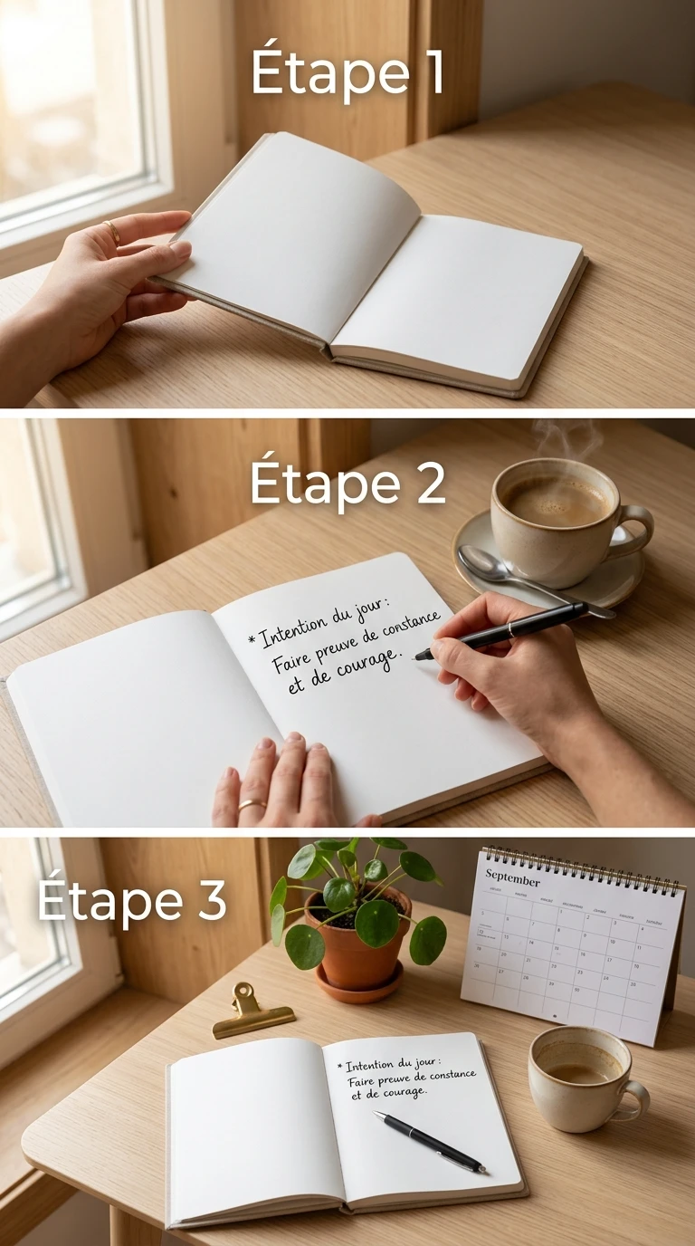 Quand on commence quelque chose – ou qu'on recommence