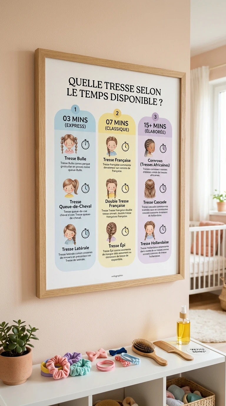 Quelle tresse selon le temps disponible