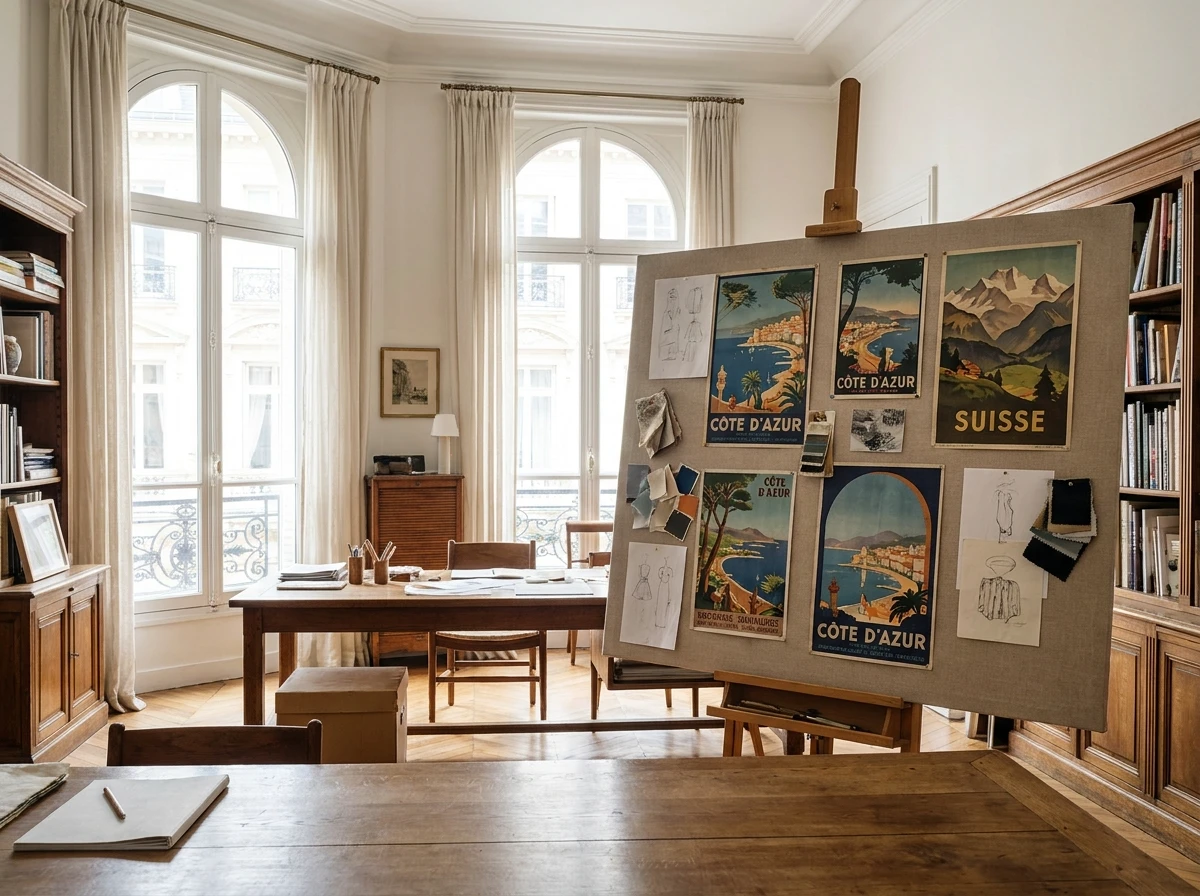 S'inspirer des vraies affiches de voyage historiques