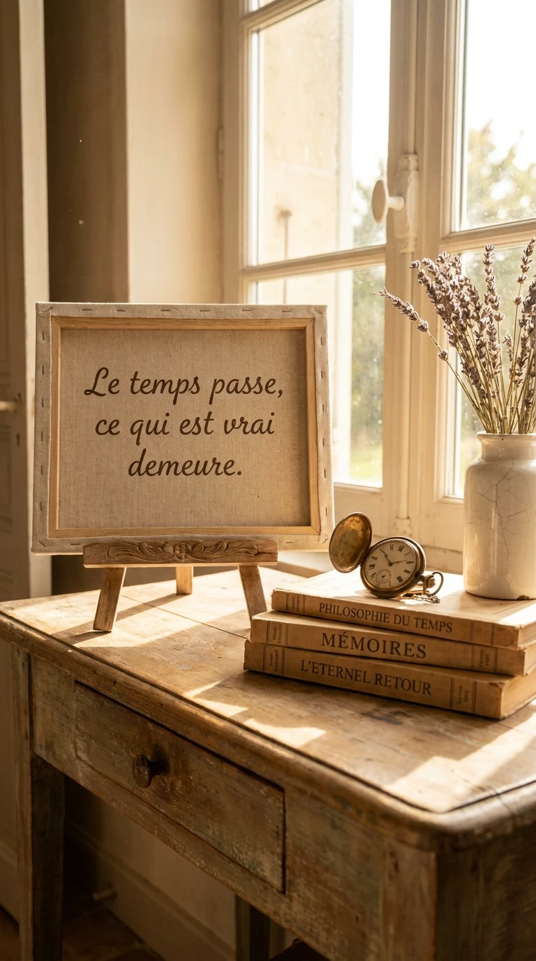 Sur le temps, la mémoire et ce qui reste