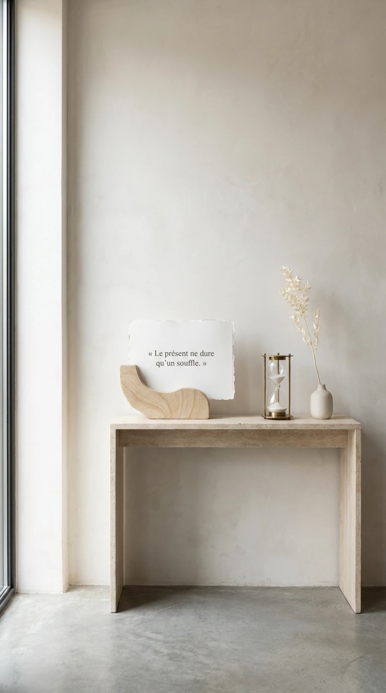 Sur le temps qui passe : en peu de mots