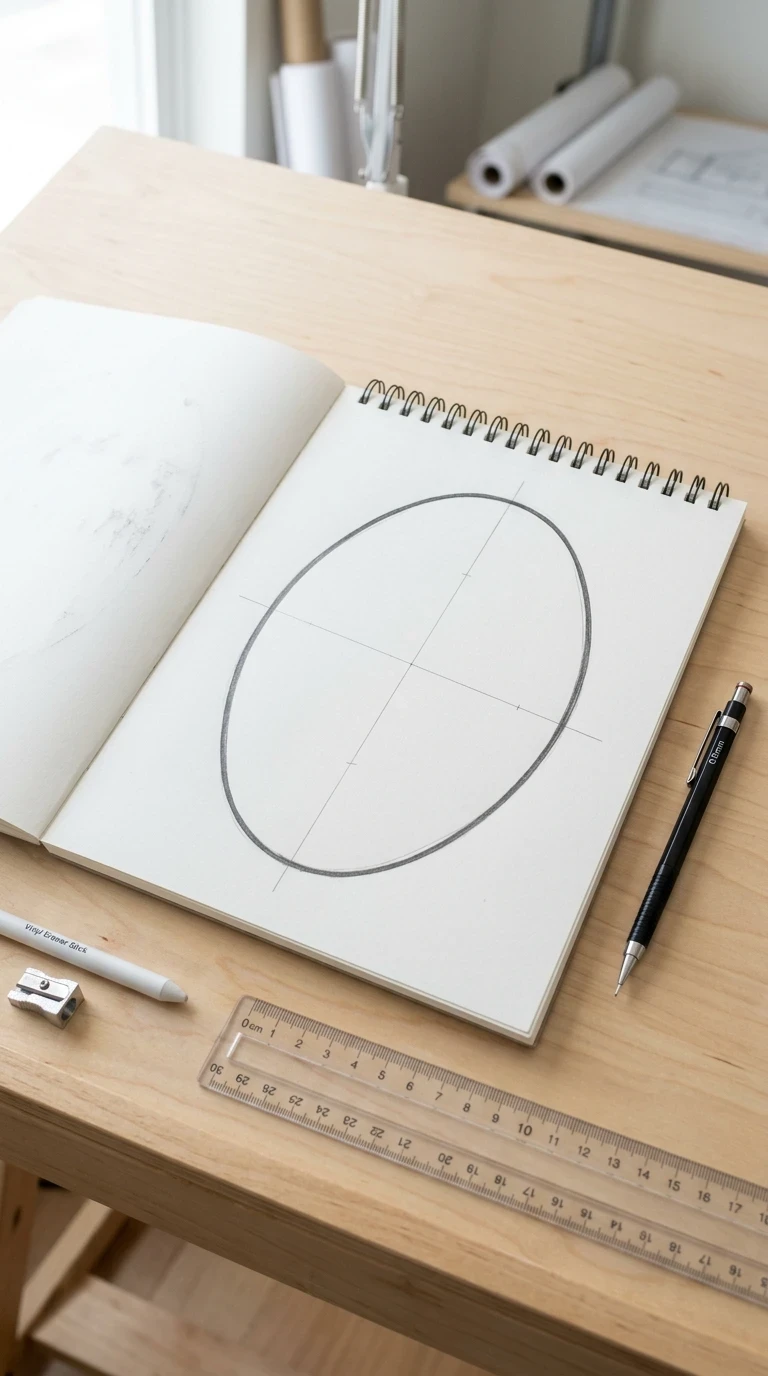 Tracer une ellipse à main levée