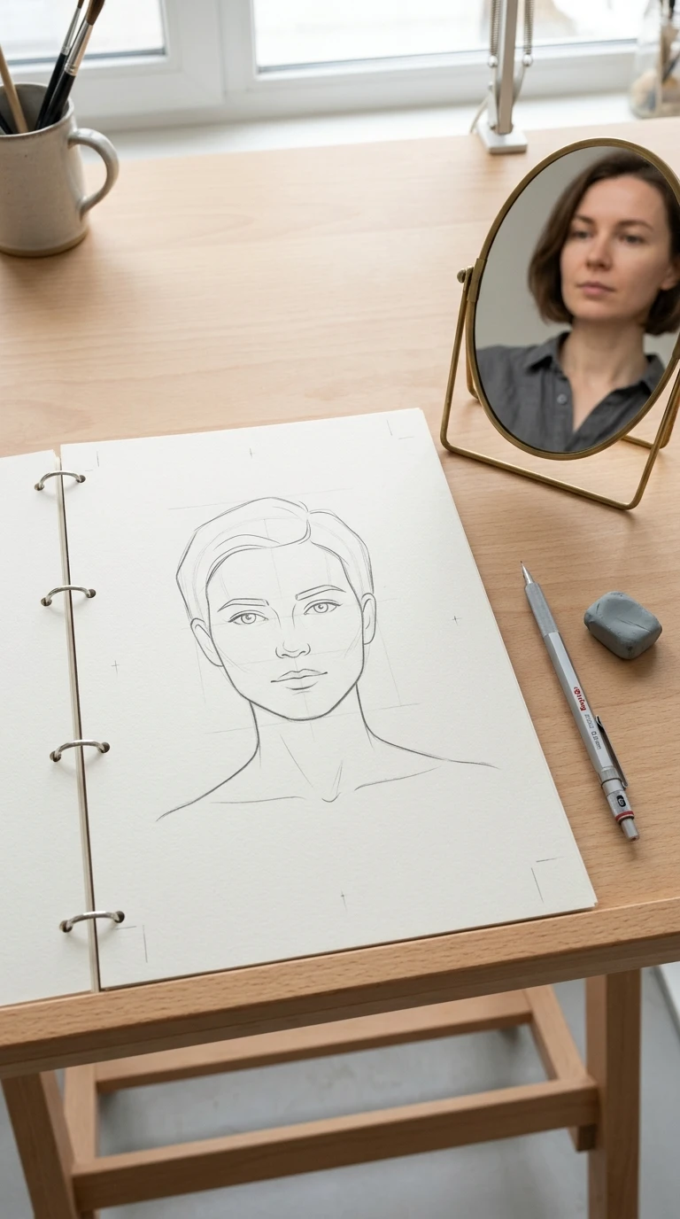 Un autoportrait très simplifié