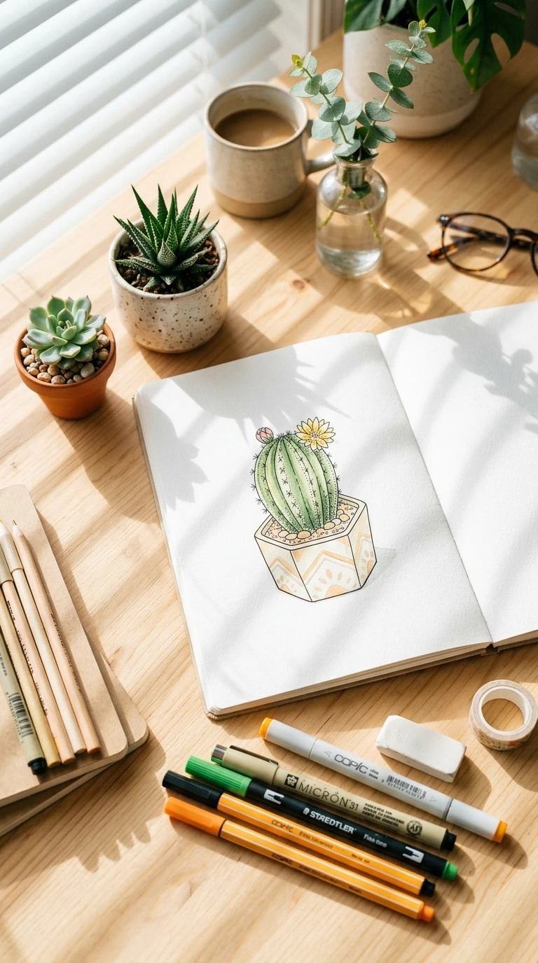 Un cactus en pot