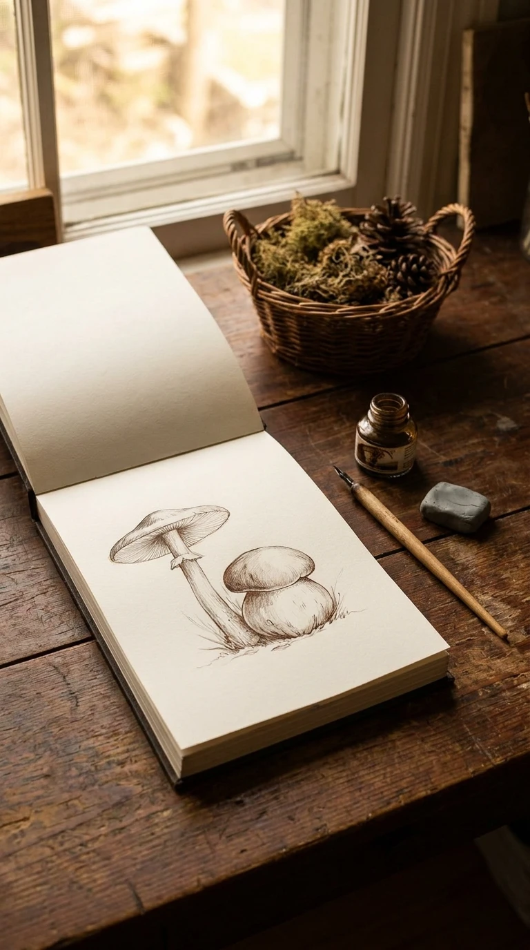 Un champignon à deux formes