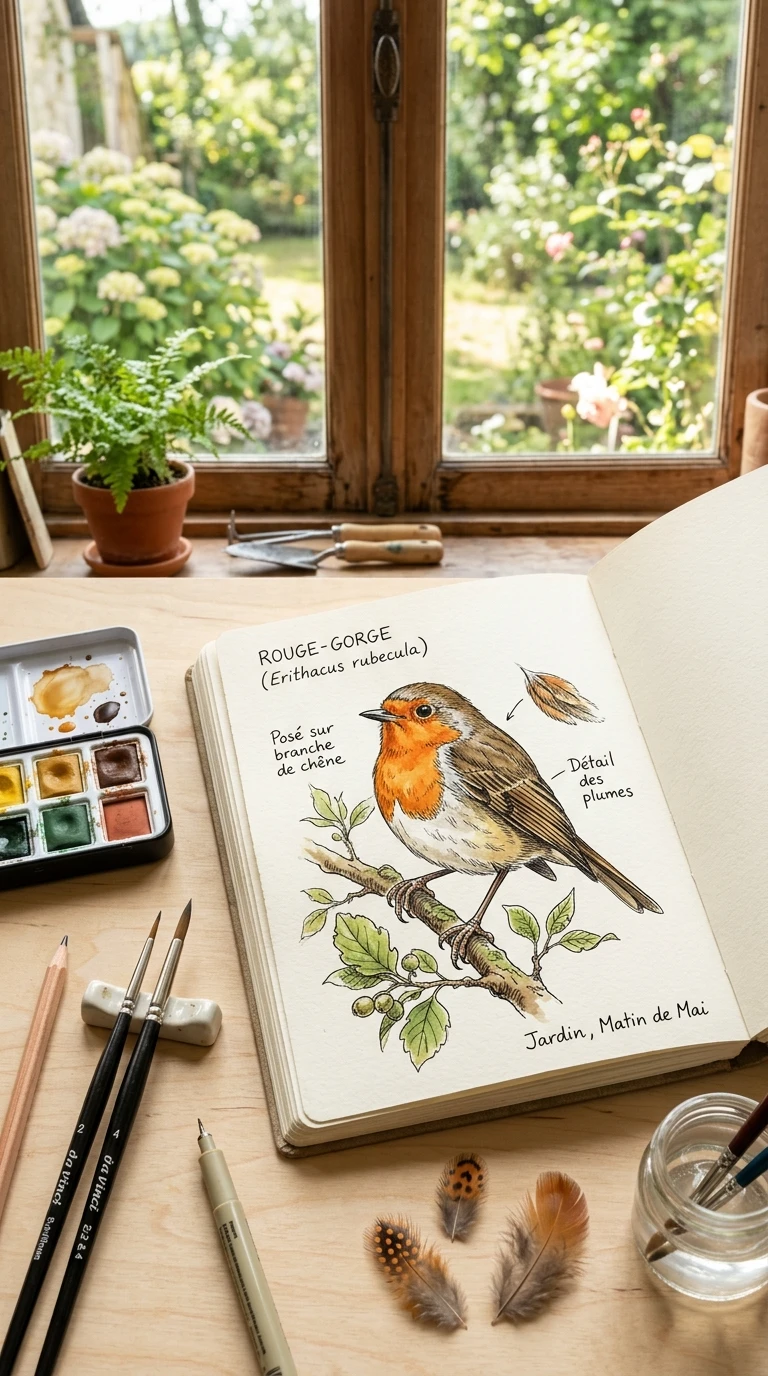 Un oiseau posé sur une branche