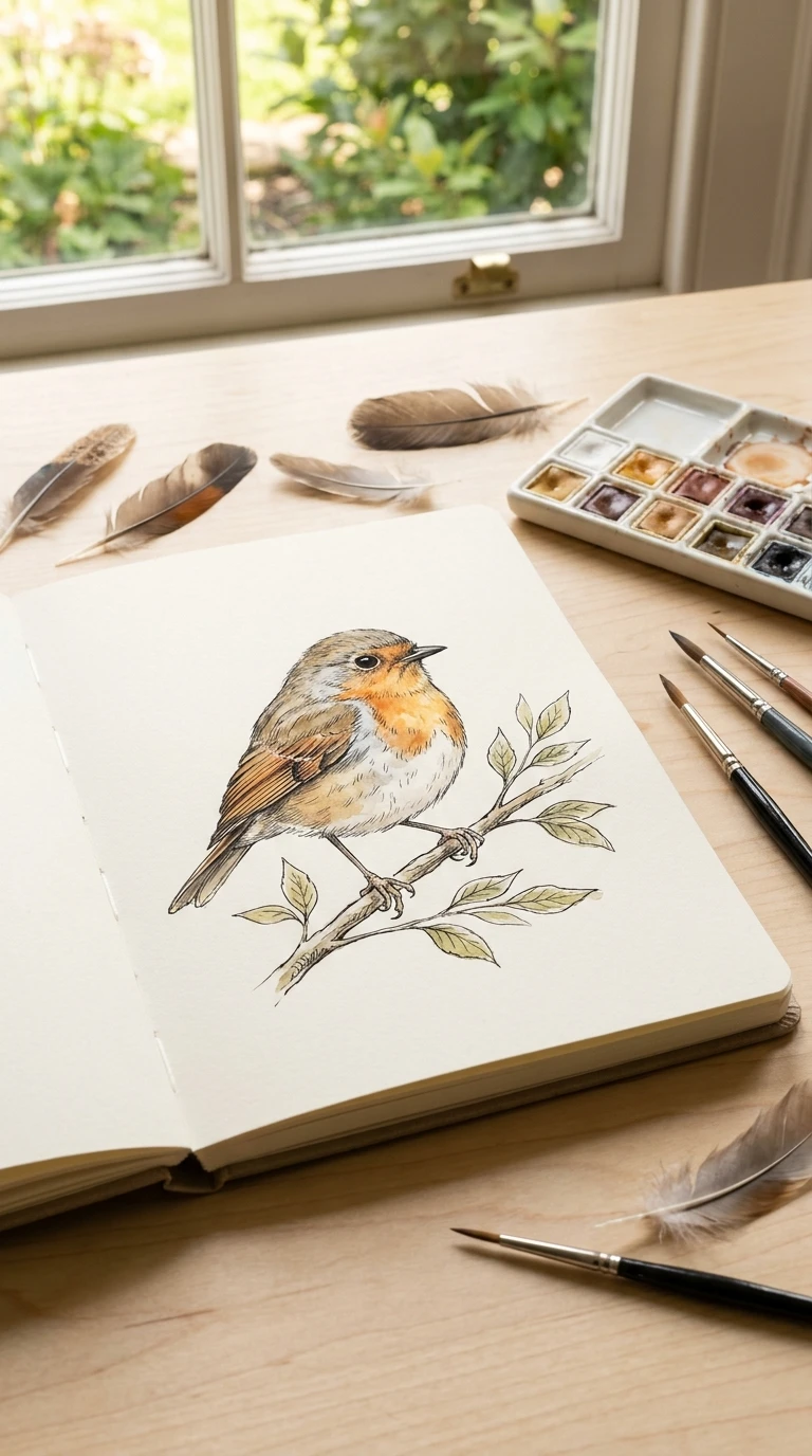 Un oiseau posé sur une branche