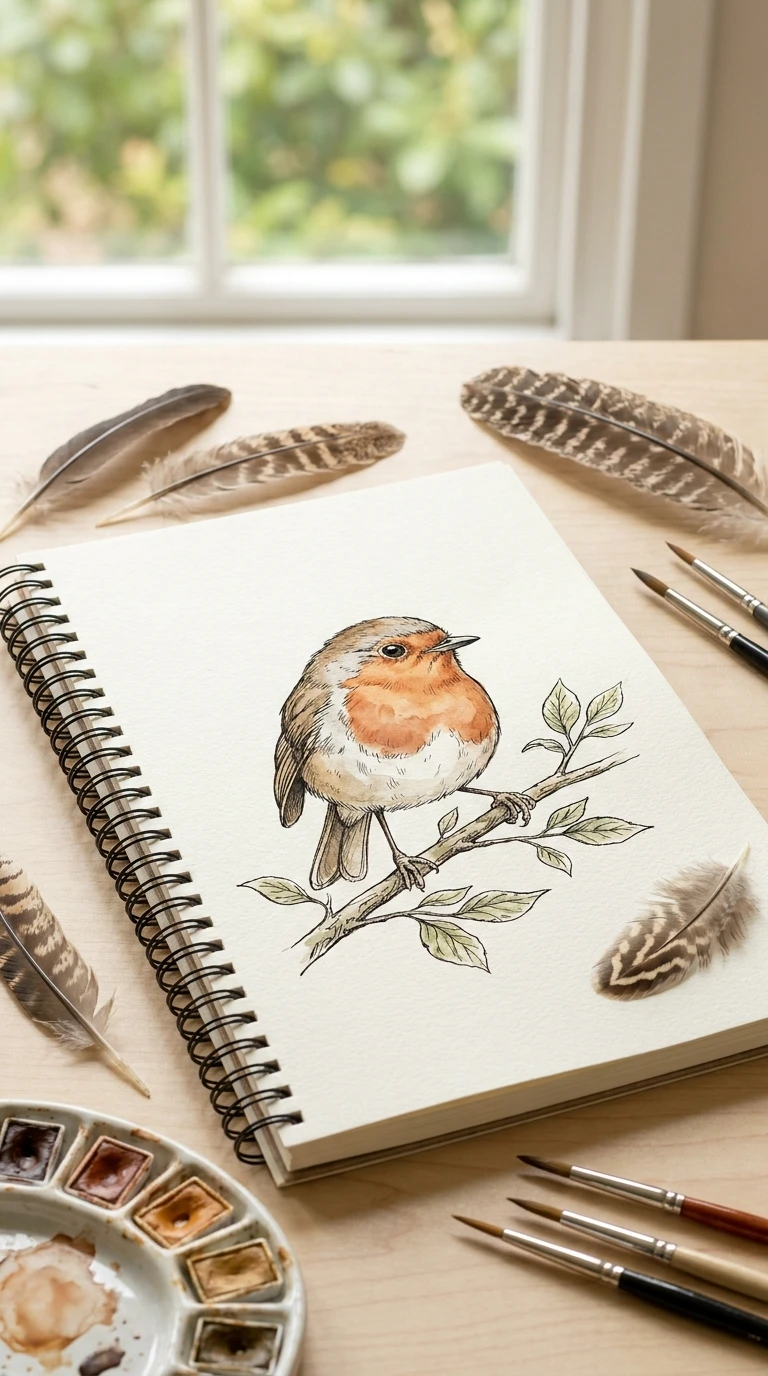 Un oiseau posé sur une branche