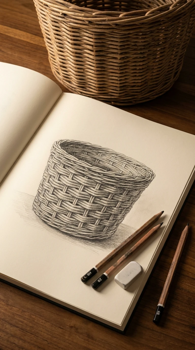 Un panier tressé