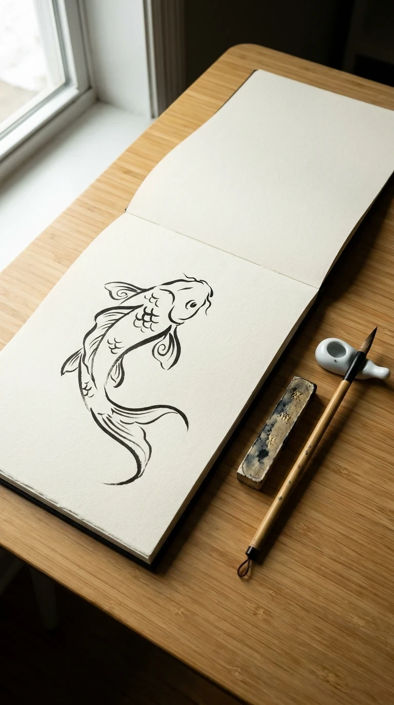 Un poisson vu de profil