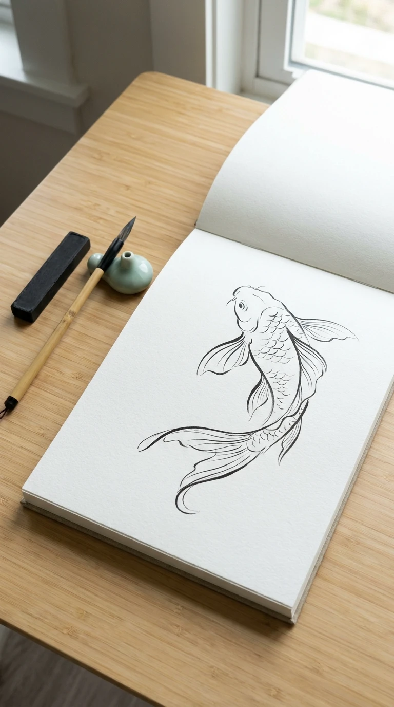Un poisson vu de profil