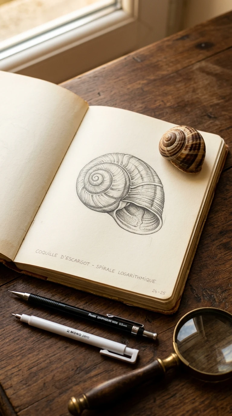 Une coquille d'escargot