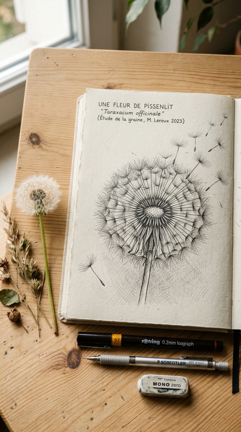 Une fleur de pissenlit