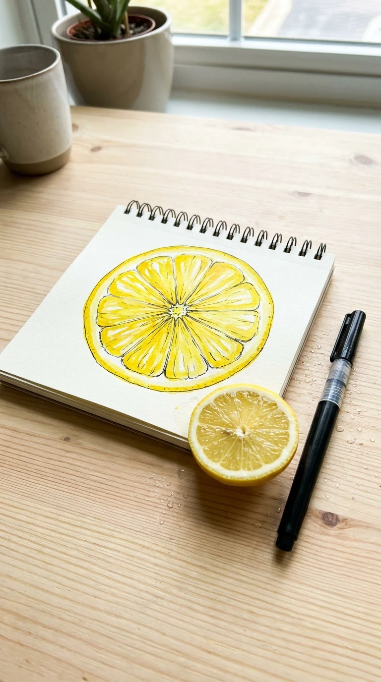 Une tranche de citron