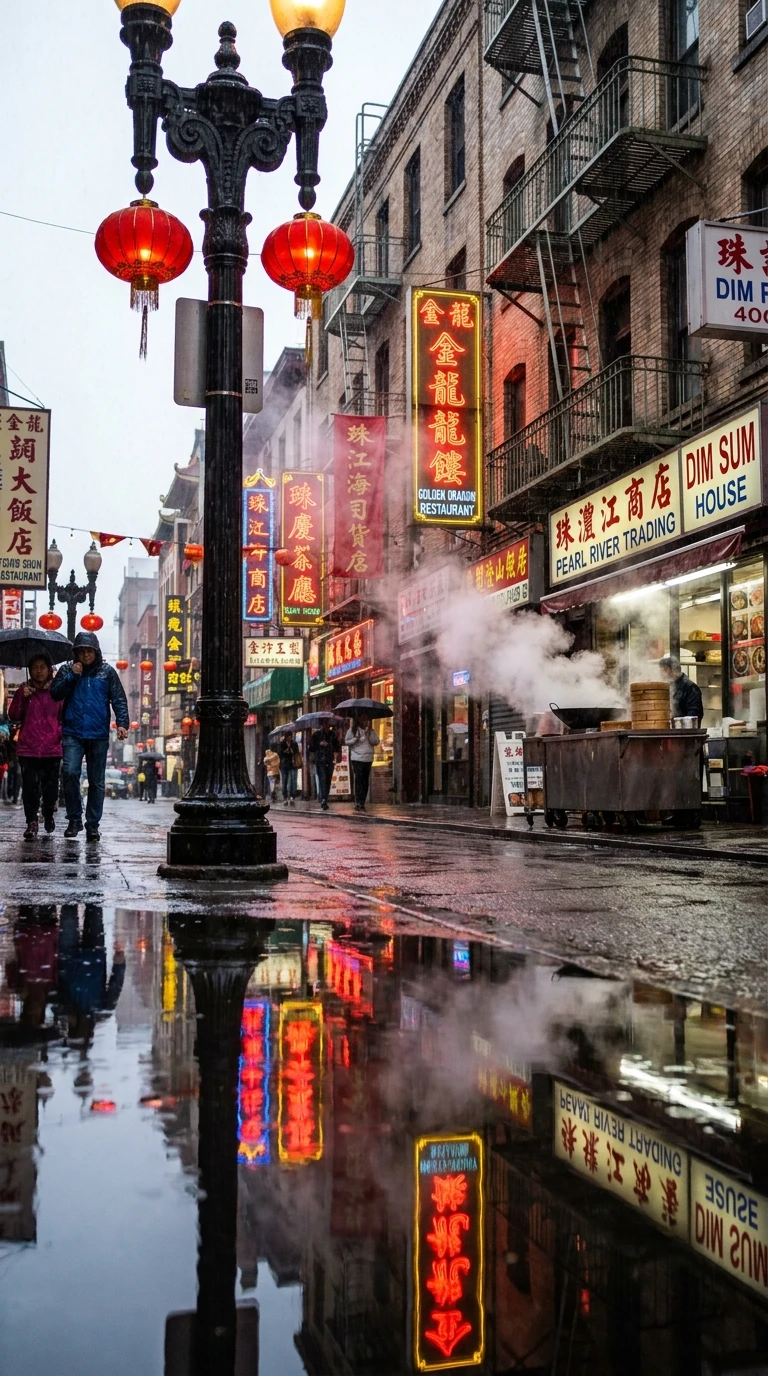 Visiter le quartier d'une grande ville qui recrée une ambiance étrangère